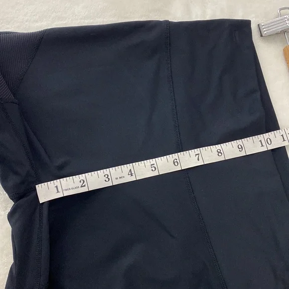 Zyia Momentum Black Moto 7/8 Leggings size 8-10 - Picture 9 of 10